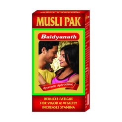 Baidyanath Musli Pak - Изготовлен из чистого цфатного мусли для силы и жизненной силы