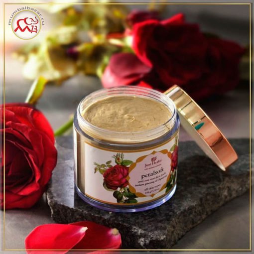 Маска для лица с индийской розой - Анти-загар | Petalsoft Anti-tan Rose Face Pack "Just Herbs"