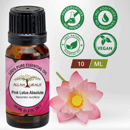 Абсолютное эфирное масло розового лотоса (Керала) 100% чистое натуральное уникальное |