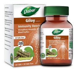 Дабур Гилой - Усилитель иммунитета | Помогает в очистке крови | DABUR Giloy - Immunity Booster | Helps in Blood Purification
