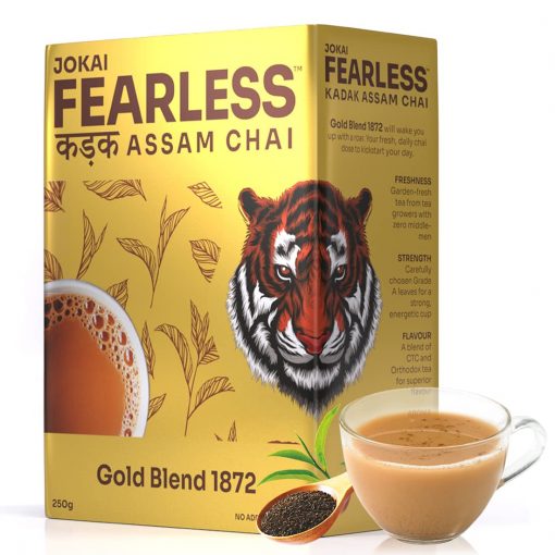 Крепкий чай Ассам "Чай Золотая смесь 1872 г. " - Органический вкус, сильный аромат и натуральный цвет | Fearless Tea Gold Blend 1872 CTC Chai