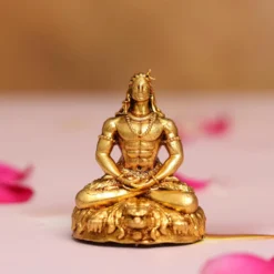 Brass Lord Shiva Idol Murti in Yoga mudra